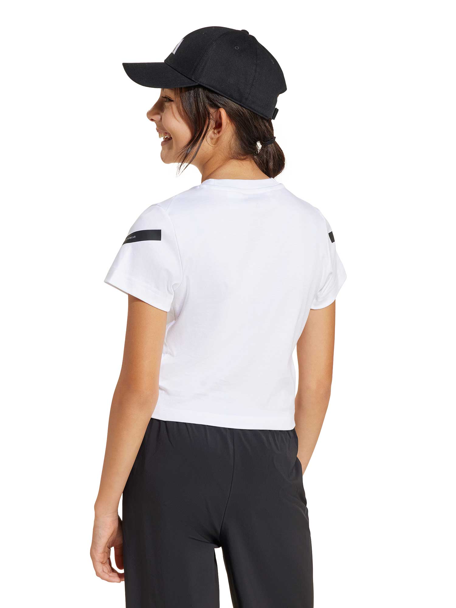 ADIDAS SPORTSWEAR Тениска Z.N.E. Fitted Crop T-Shirt Kids