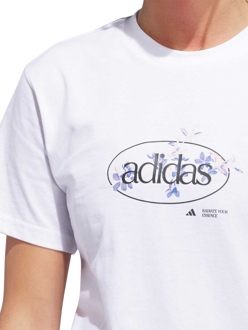 ADIDAS SPORTSWEAR Тениска Elements Radiate Floral Graphic T-Shirt