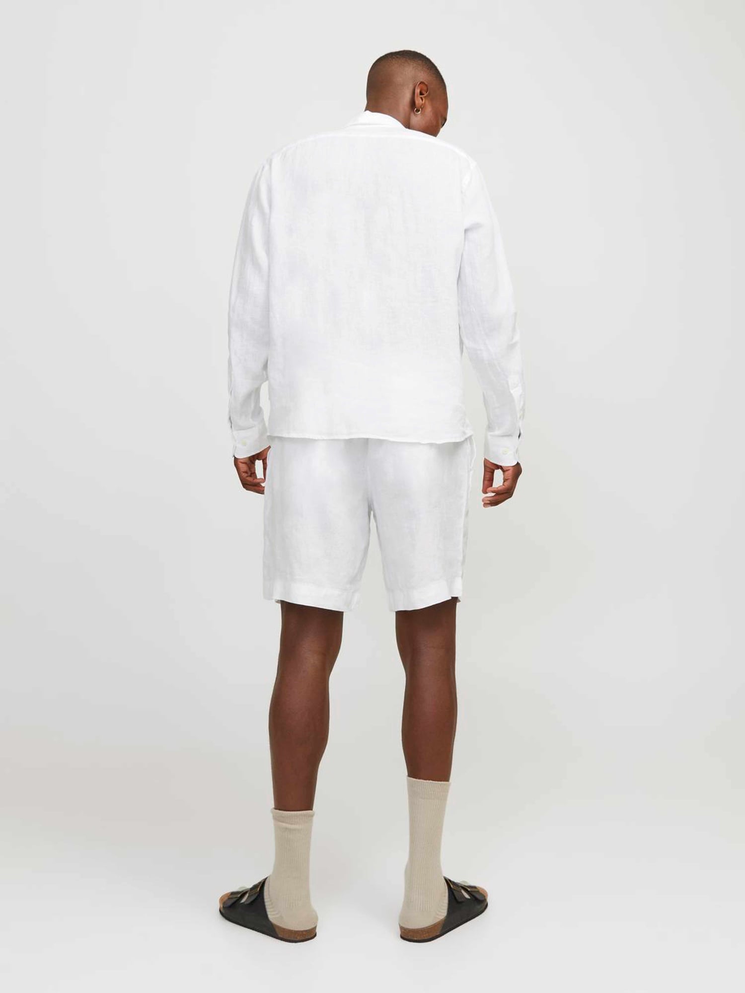 JACK & JONES Къси панталони JPSTBILL LAWRENCE LINEN SHORTS