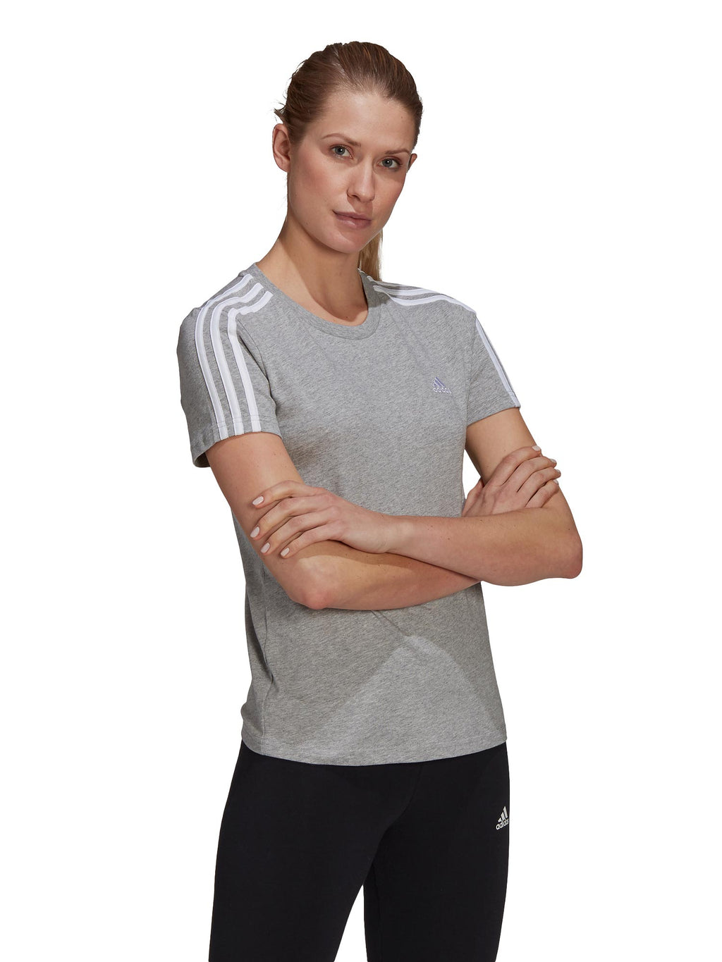ADIDAS SPORTSWEAR Тениска LOUNGEWEAR Essentials Slim 3-S