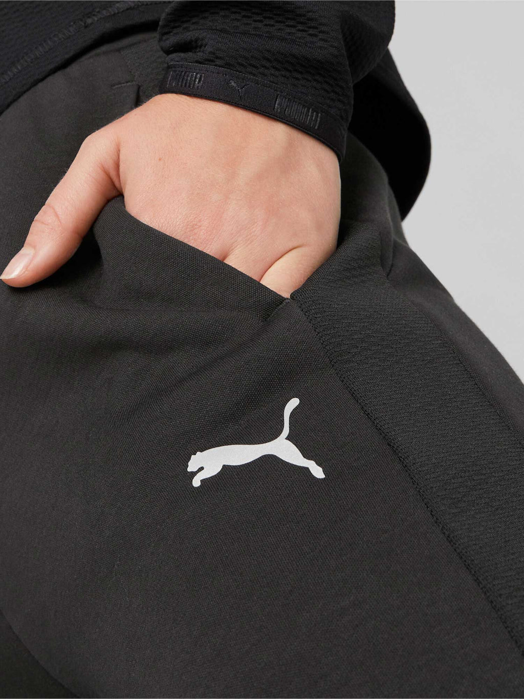 PUMA Спортно долнище EVOSTRIPE High-Waist