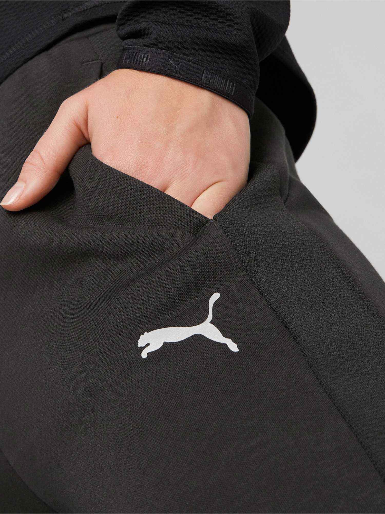 PUMA Спортно долнище EVOSTRIPE High-Waist