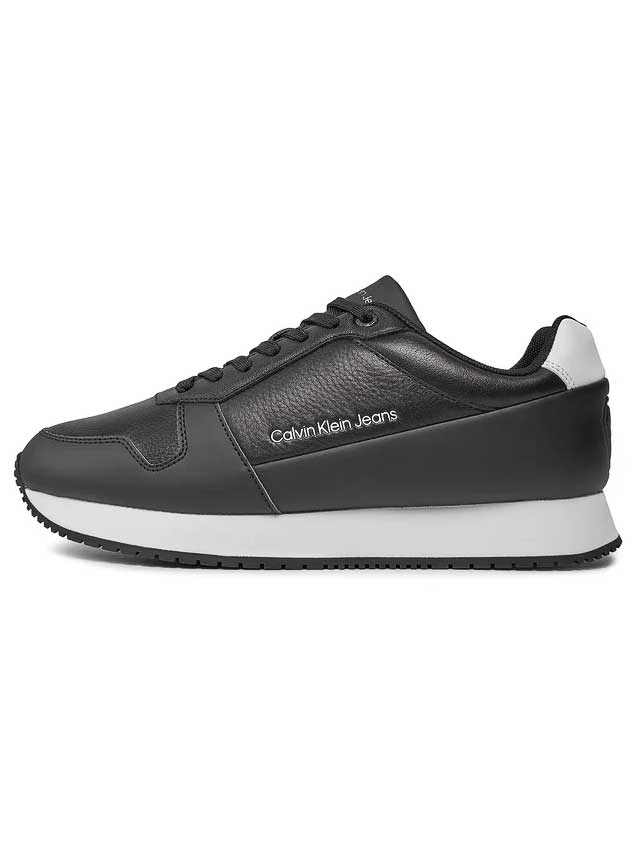 Calvin Klein Jeans Обувки RETRO RUNNER LOW LTH IN SAT