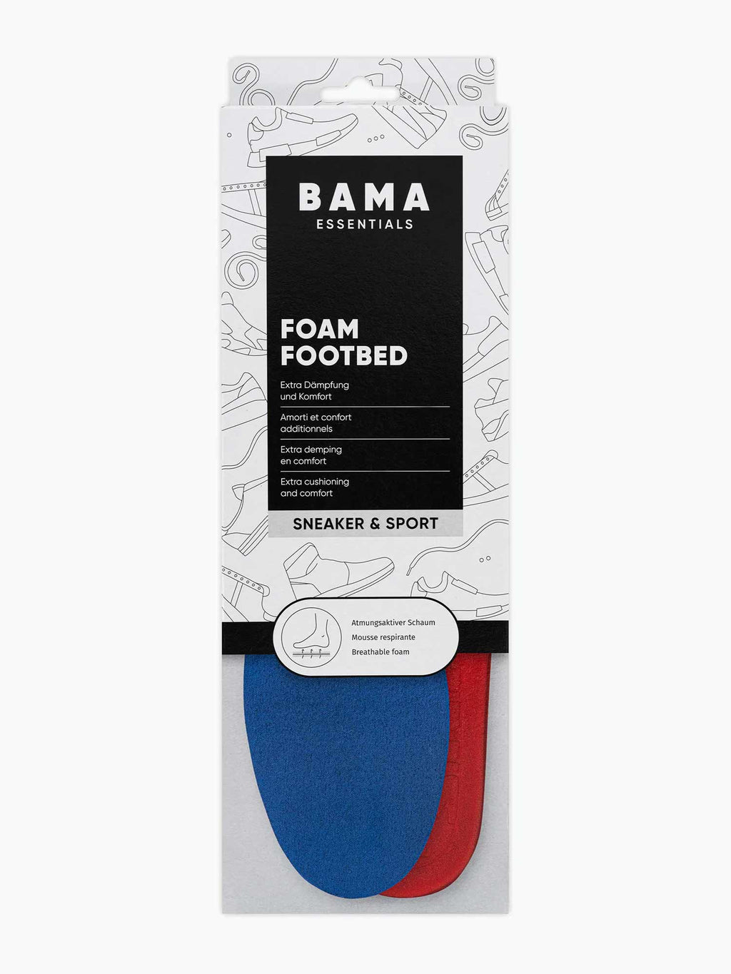 BAMA Стелки Foam Footbed 43/44