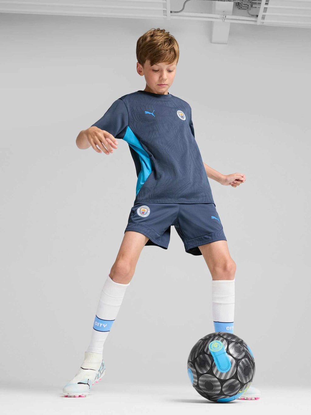 PUMA Къси панталони MCFC Training Shorts Jr