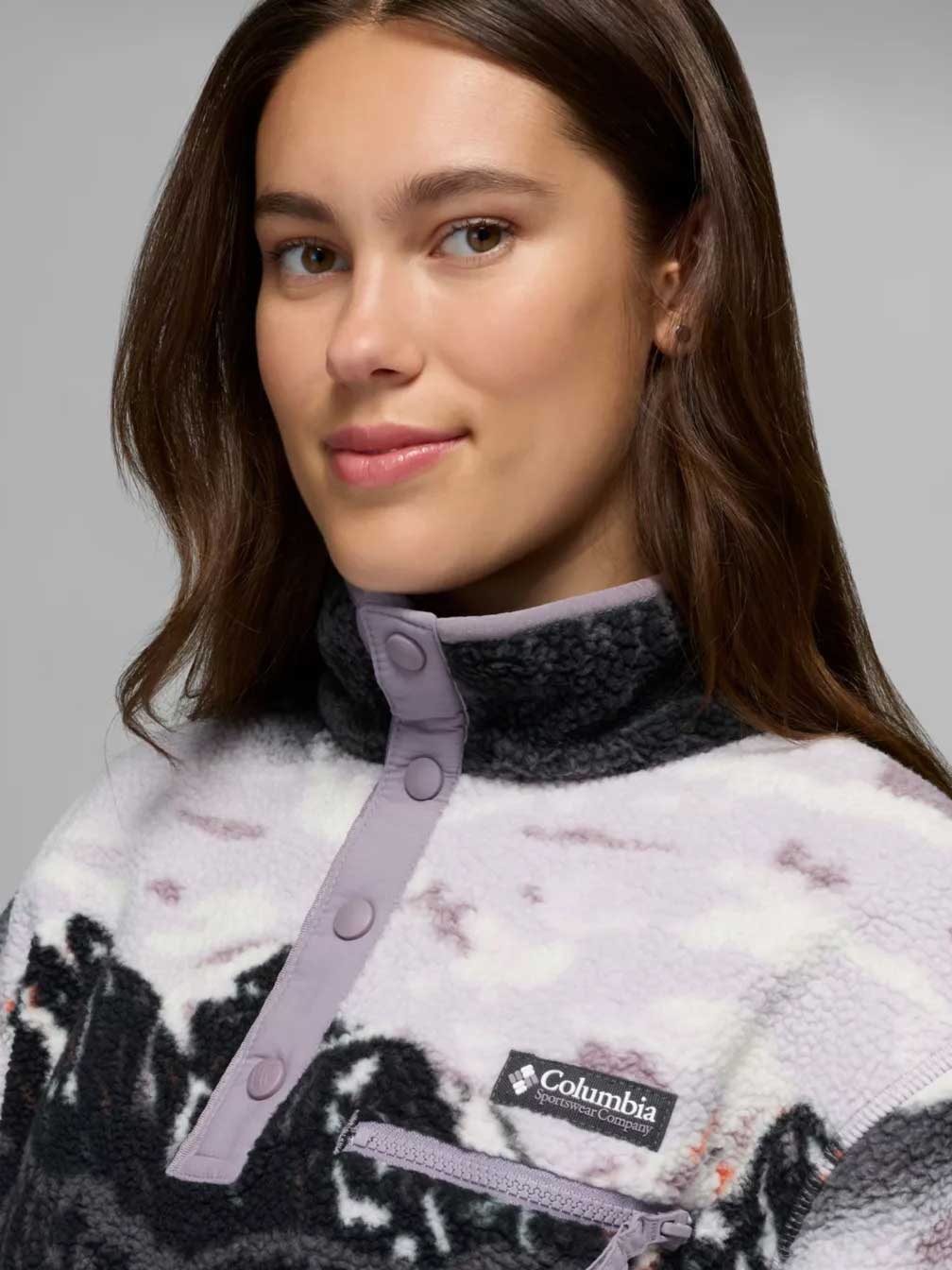 COLUMBIA Полар W Helvetia™ II Printed Cropped Half Snap