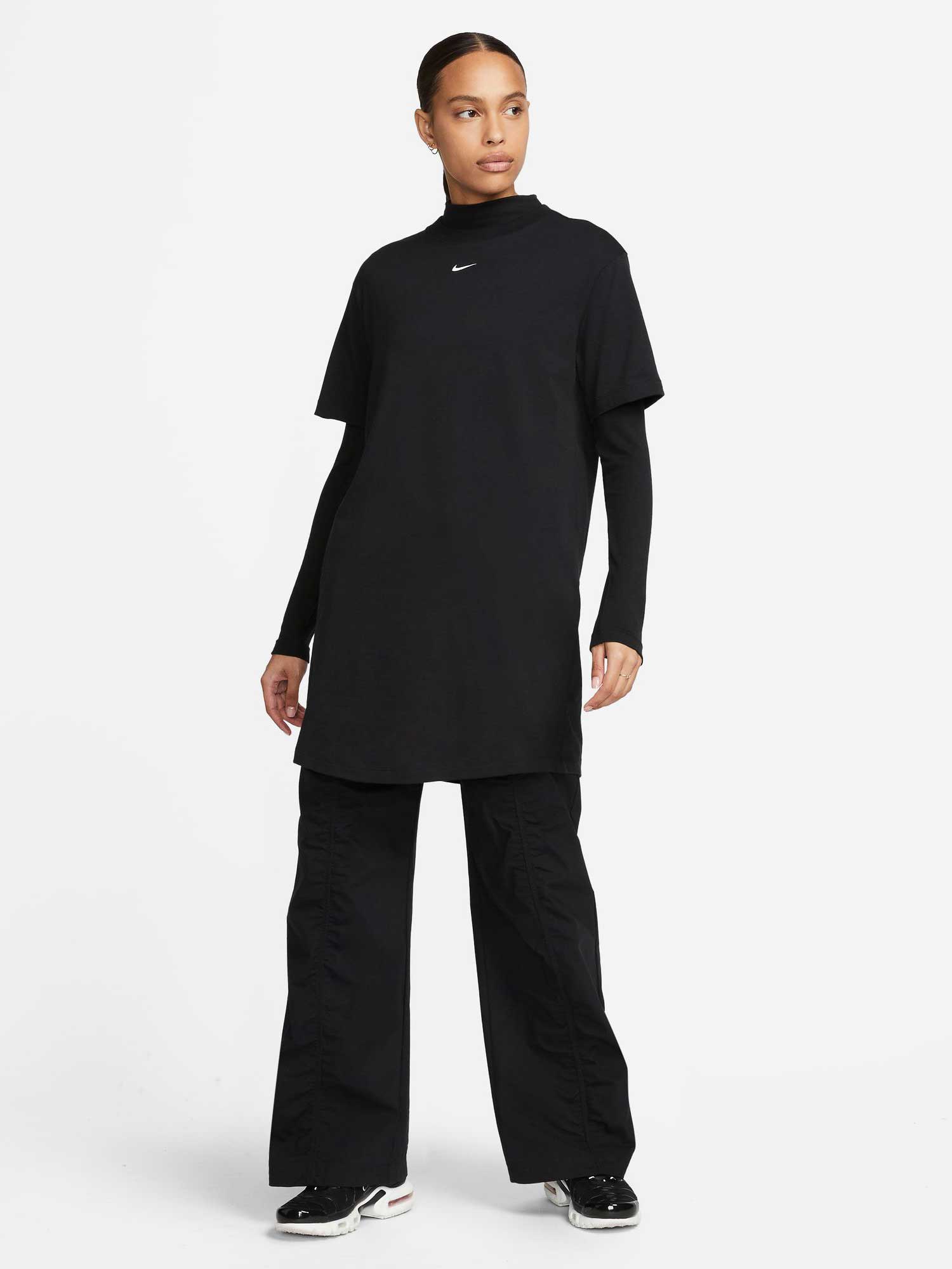NIKE Рокля W NSW ESSNTL SS DRESS TSHRT