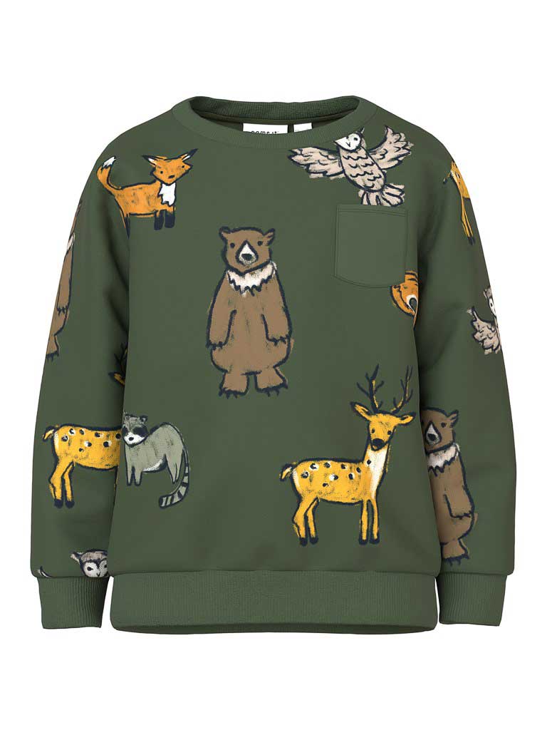NAME IT Блуза NMMOSVALD SWEAT BRU BOX