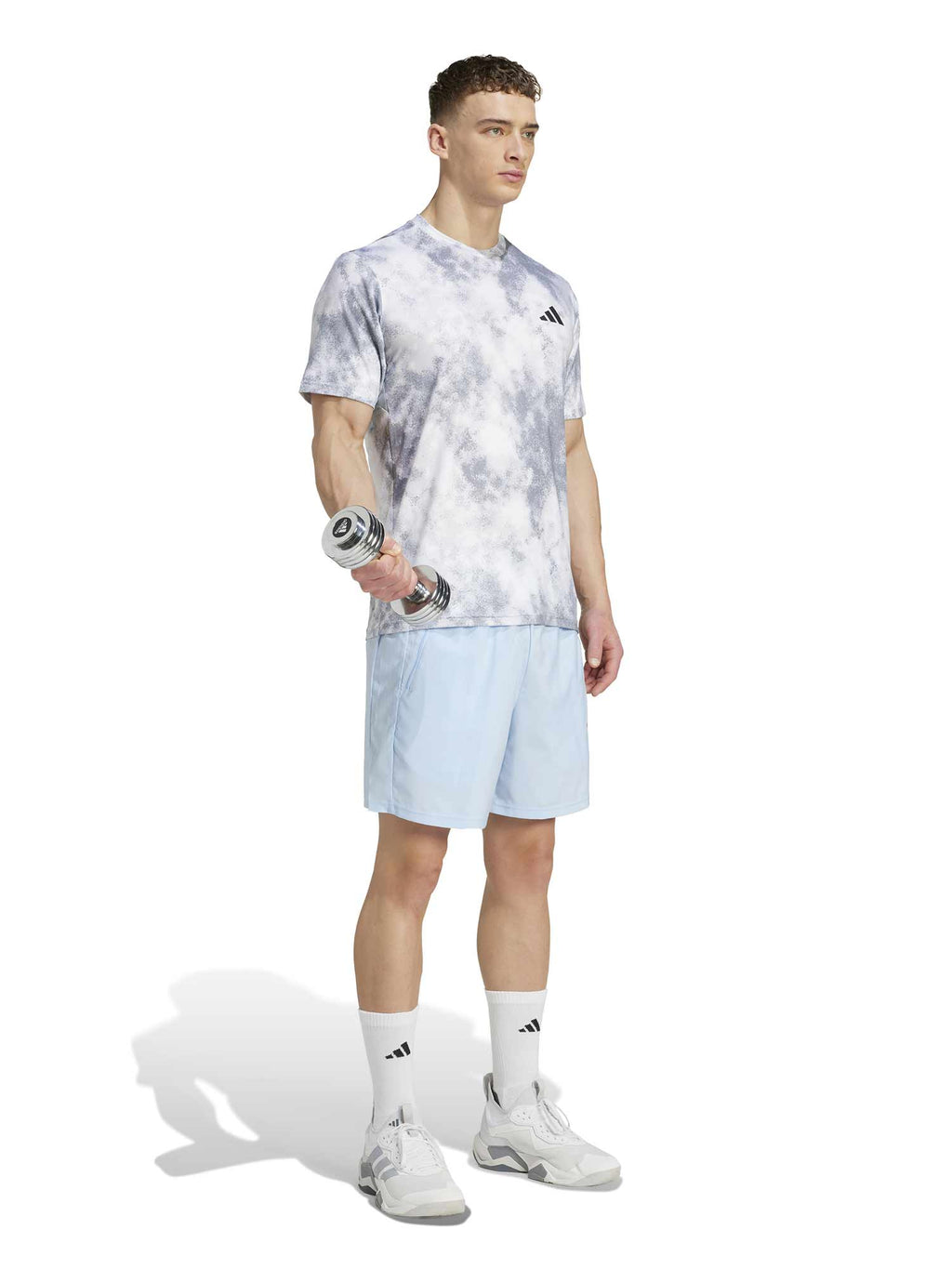ADIDAS PERFORMANCE Тениска Train Essentials Seasonal All Over Print