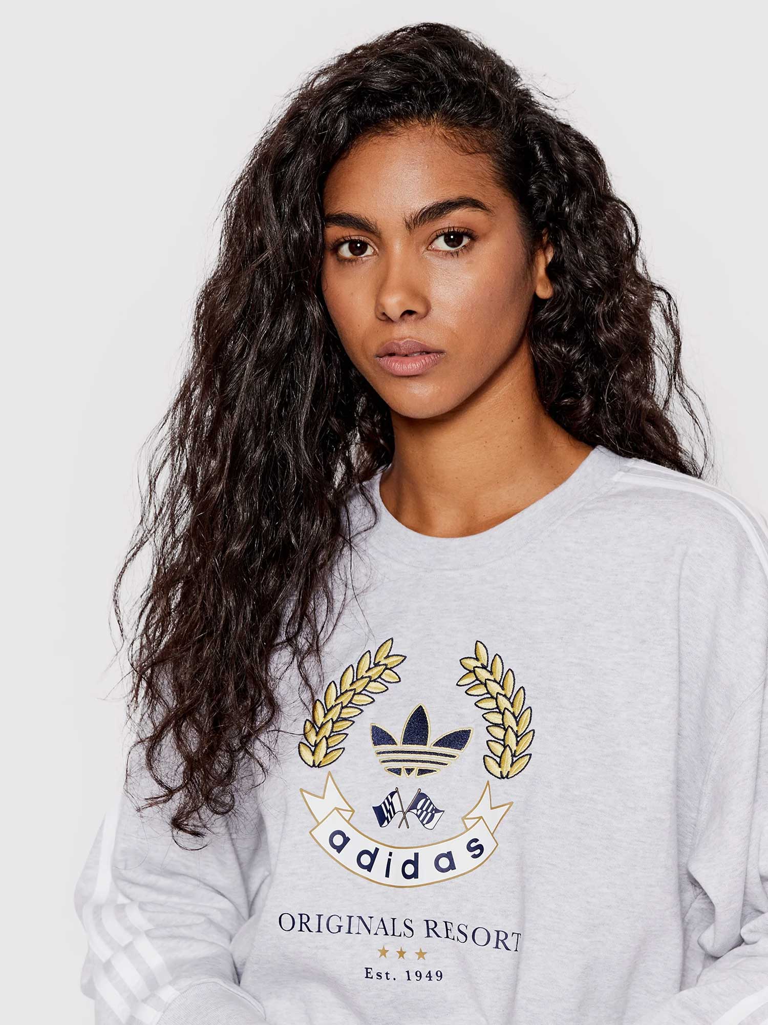 ADIDAS Блуза Sweatshirt with Crest Graphic