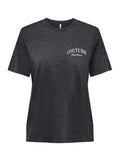 ONLY Тениска ONLLUCY LIFE REG S/S DETAIL GLIT TOP JRS
