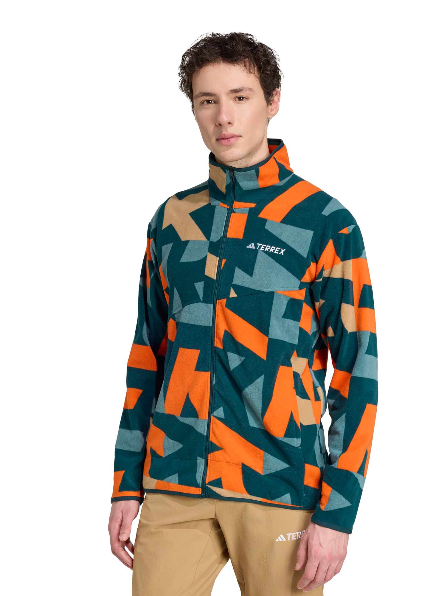 ADIDAS PERFORMANCE Полар Terrex Multi Printed Full-Zip Fleece Jacket