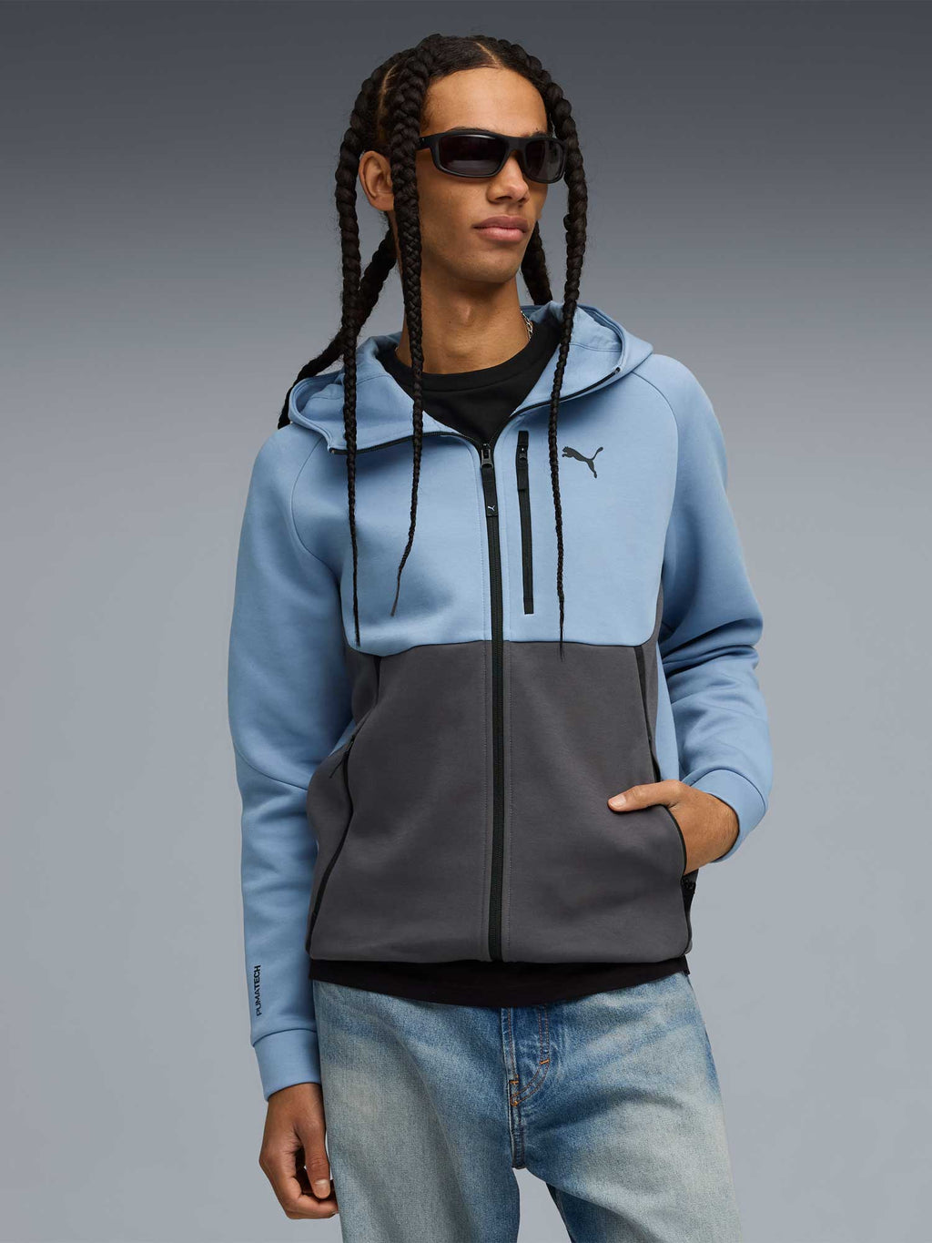 PUMA Суитшърт PUMATECH Full Zip Hoodie DK