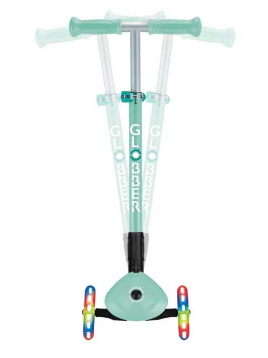 GLOBBER Сгъваема тротинетка PRIMO FOLDABLE LIGHTS