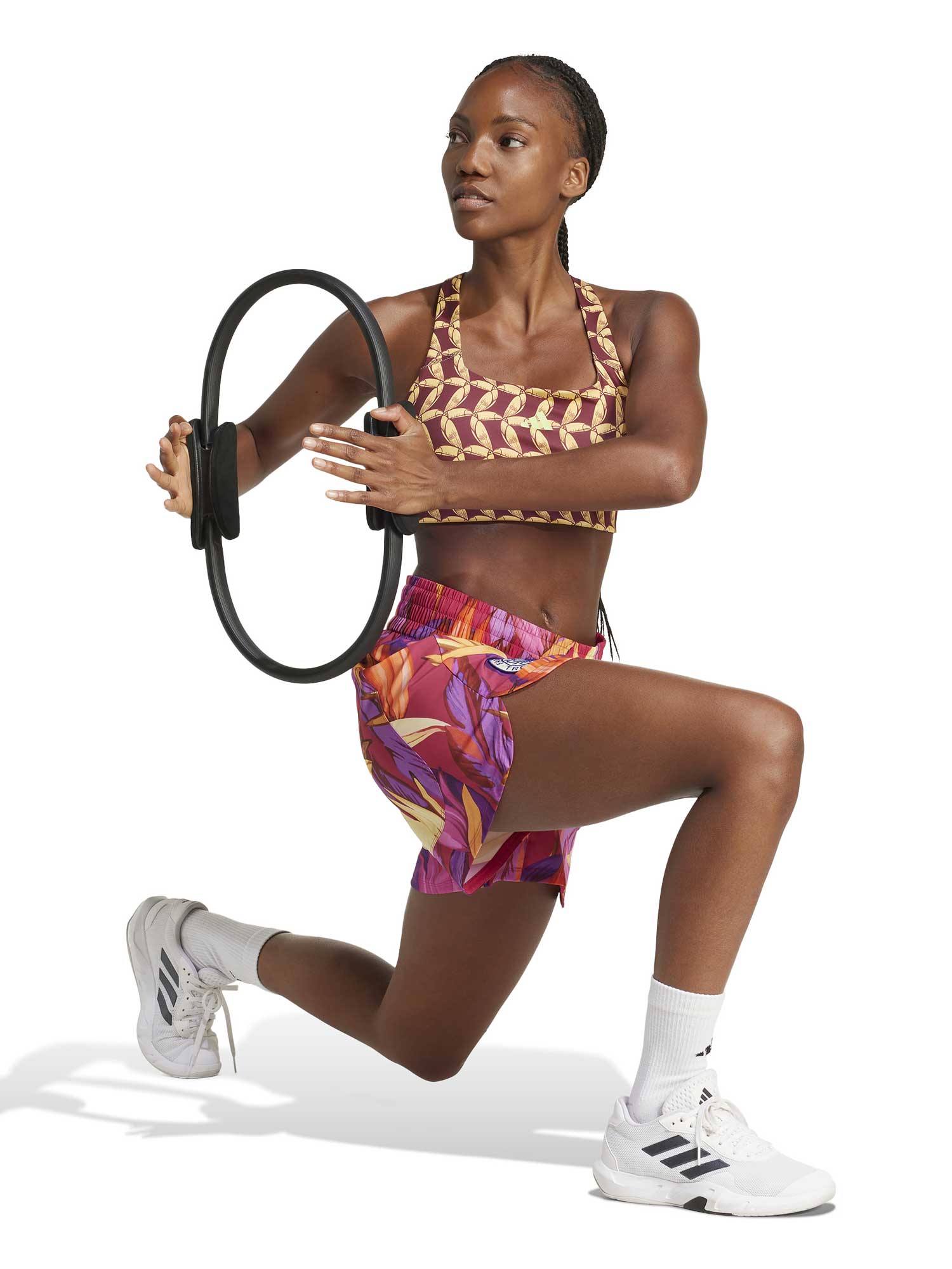 ADIDAS PERFORMANCE Спортен сутиен x FARM Rio Medium-Support Bra