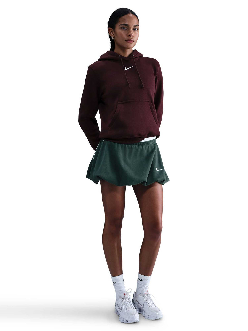 NIKE Суитшърт W NSW PHNX FLC STD PO HOODIE