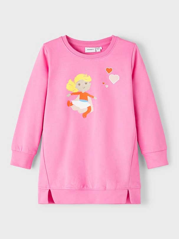 NAME IT Туника NMFLIVA SWEAT TUNIC BOX BRU
