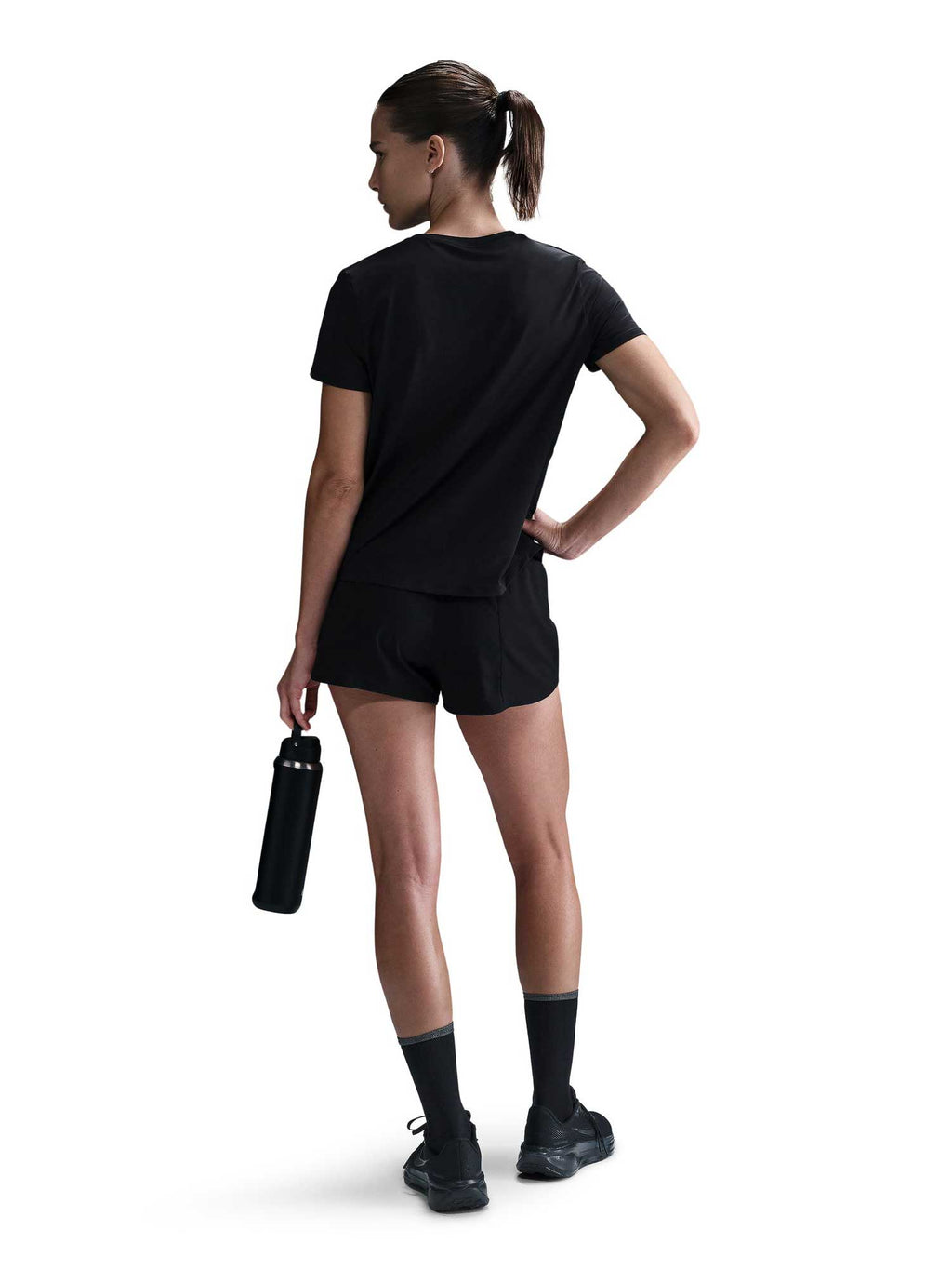 NIKE Тениска W NK ONE SWSH HBR DF SS TOP