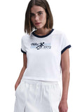NIKE Тениска W NSW TEE RINGER CCB