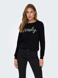ONLY Блуза ONLAMY LIFE L/S O-NECK PEARL SWT