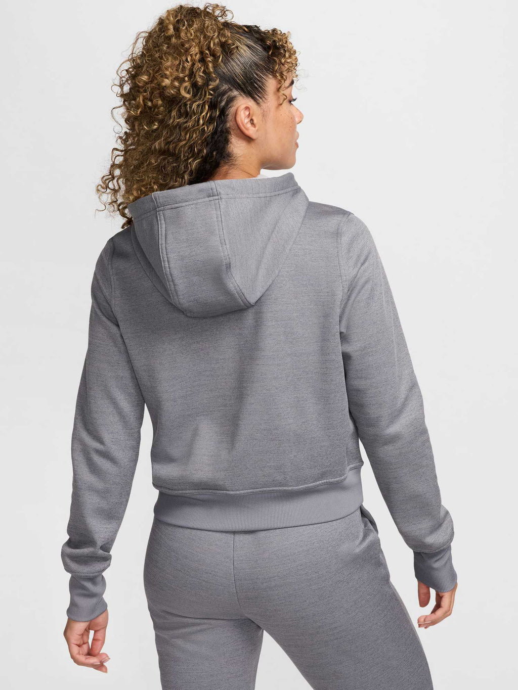 NIKE Суитшърт W NK ONE TF FZ HOODIE LBR