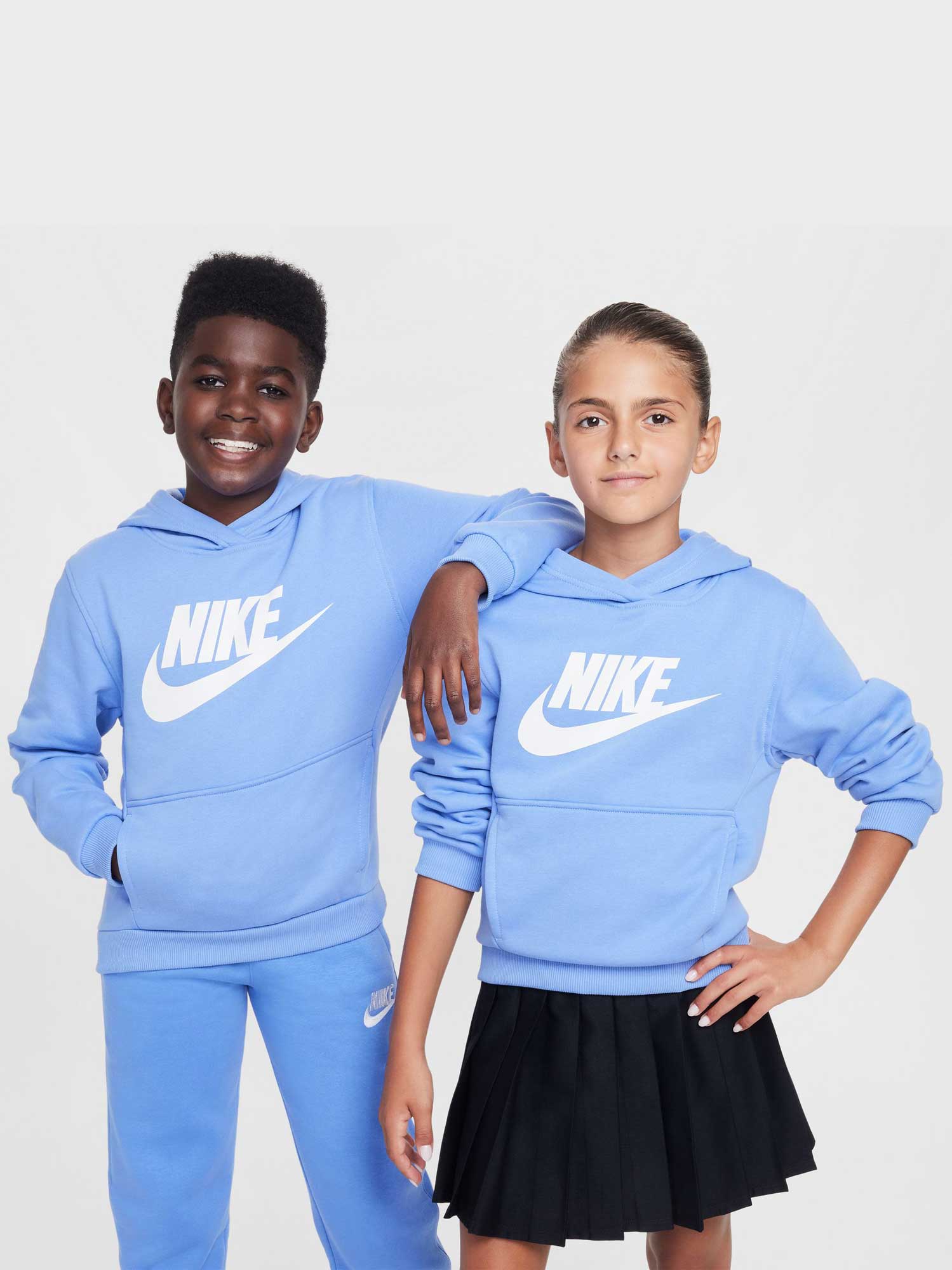 NIKE Суитшърт K NSW CLUB FLC HDY HBR