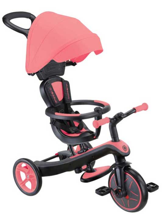 GLOBBER Триколка 4 в 1 EXPLORER TRIKE със сенник