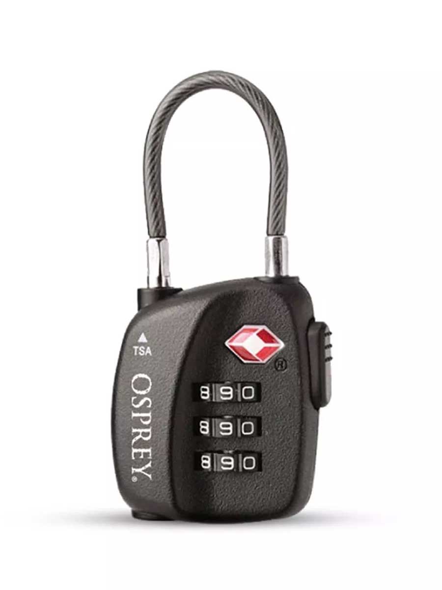 OSPREY Заключващо устройство TSA 3 Dial Cable Lock