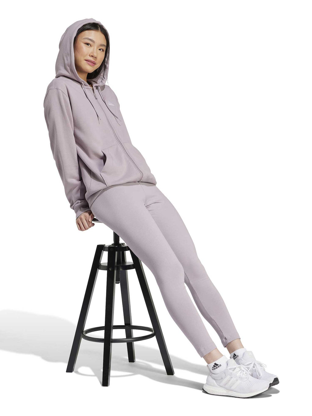 ADIDAS SPORTSWEAR Суитшърт Essentials Linear Full-Zip French Terry
