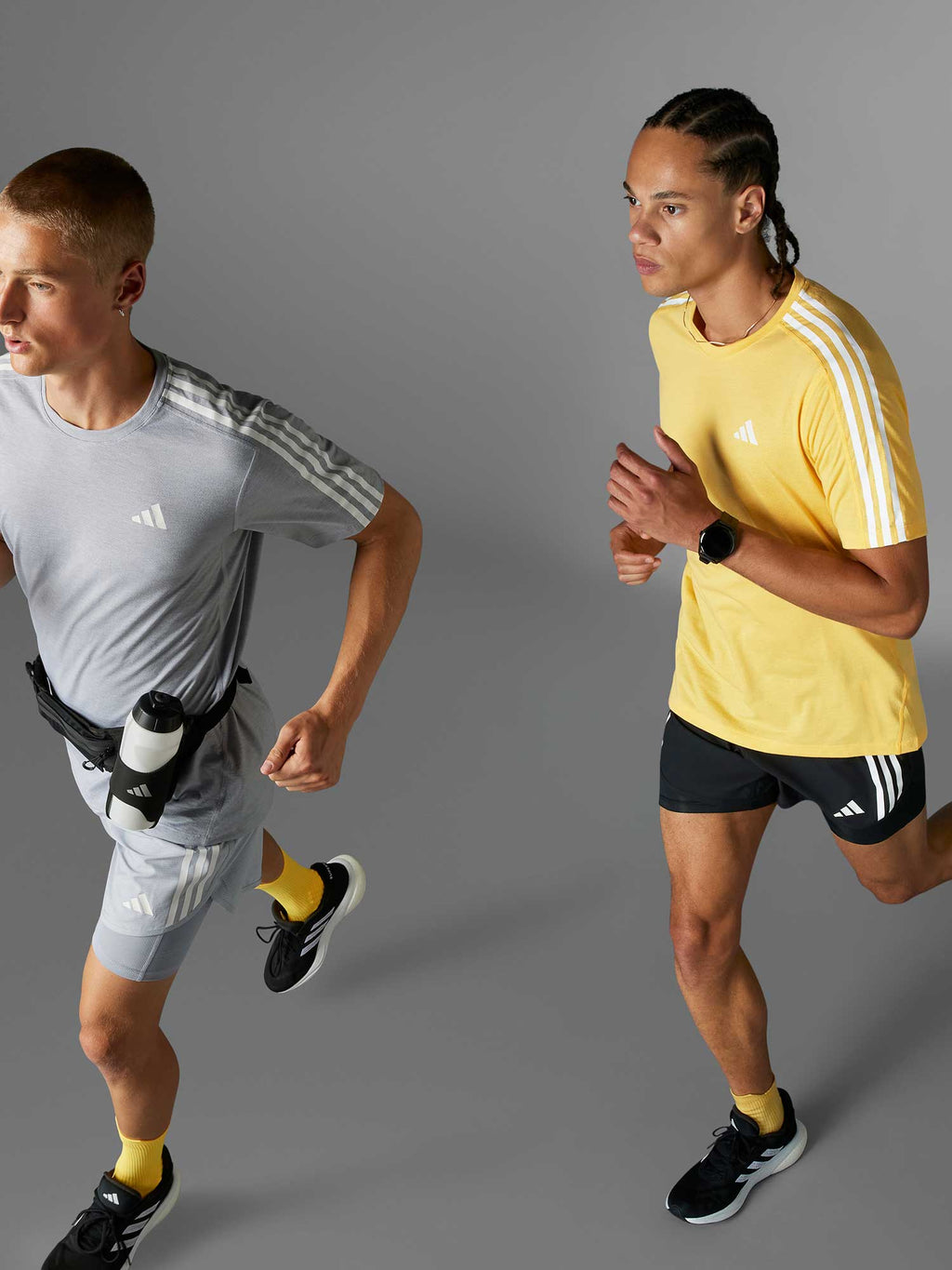 ADIDAS PERFORMANCE Къси панталони Own the Run 3 Stripes 2in1 Short