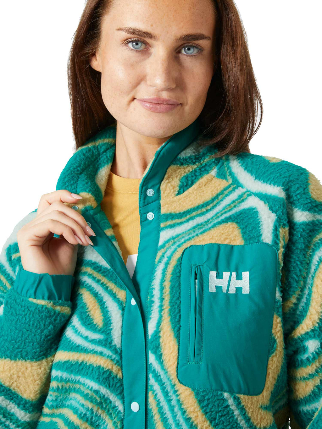 HELLY HANSEN Полар W IMPERIAL PRINTED PILE SNAP