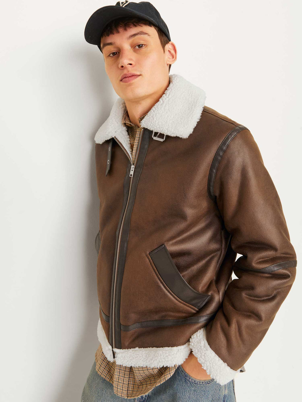 JACK & JONES Яке JORCOLE AVIATOR JACKET