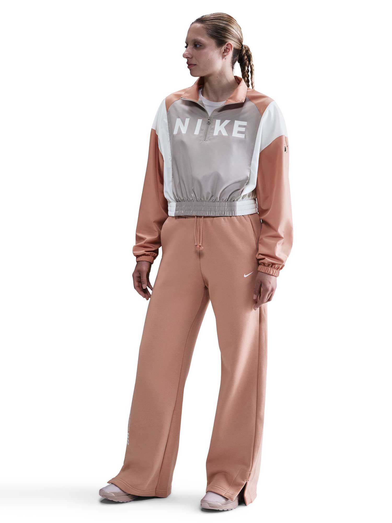 NIKE Спортно горнище W NSW CLSSC WVN REMIX LTWT PO