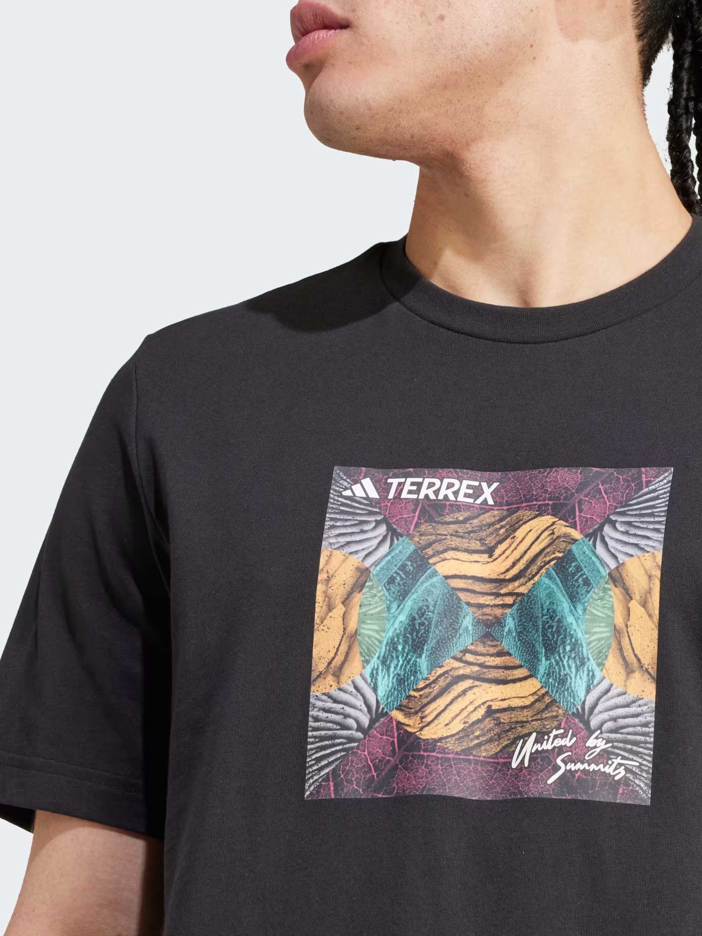 ADIDAS PERFORMANCE Тениска TERREX GRAPHIC UNITED BY SUMMITS T-SHIRT