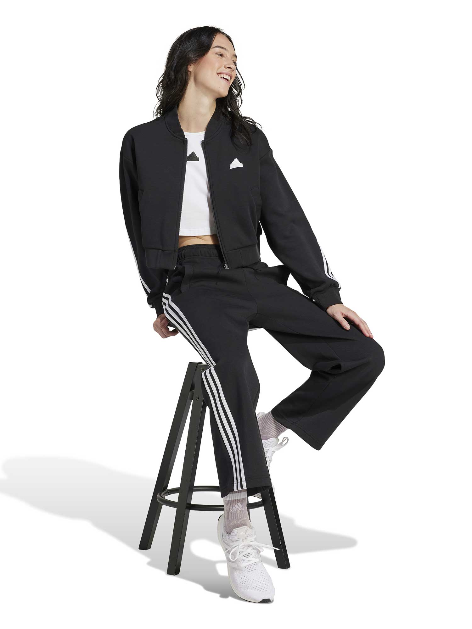 ADIDAS SPORTSWEAR Спортно долнище Future Icons 3-Stripes Open Hem