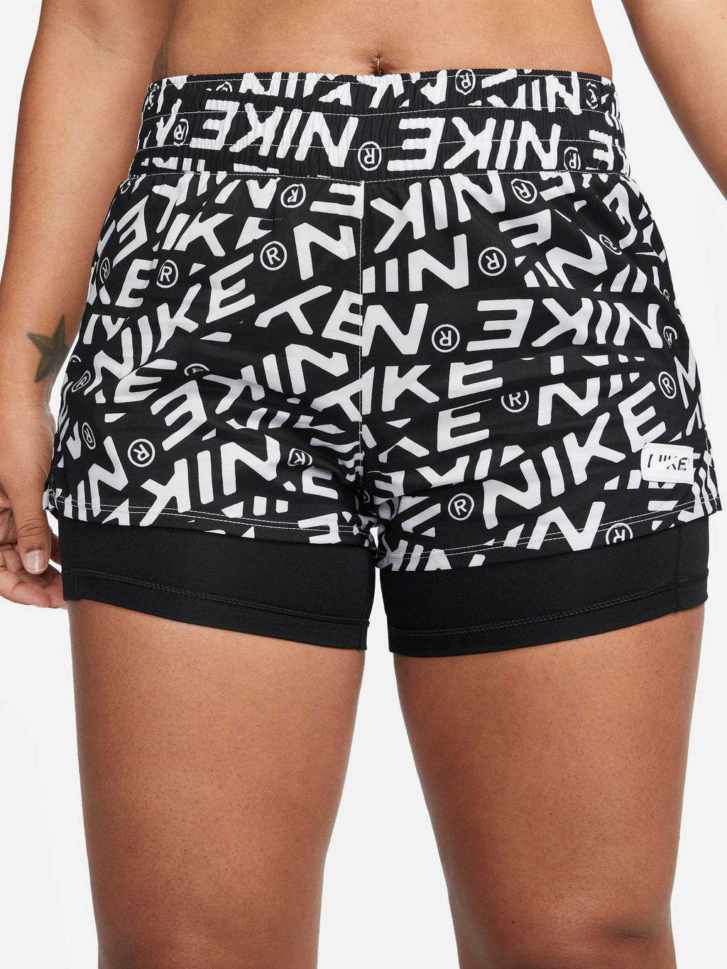 NIKE Къси панталони W NK ONE DF MR 3IN 2N1 H