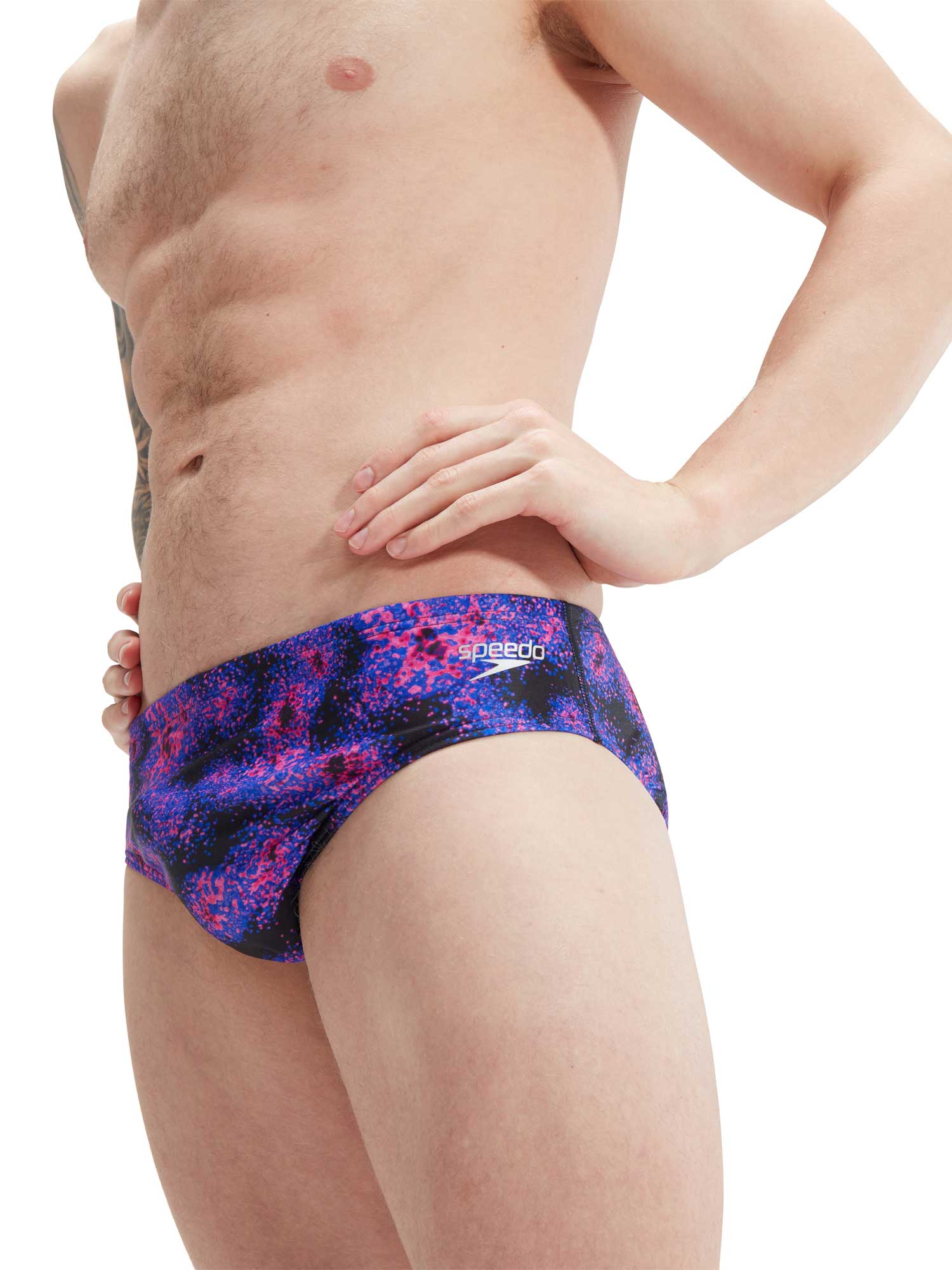 SPEEDO Бански MENS 8CM ALLOVER DIGITAL BRIEF