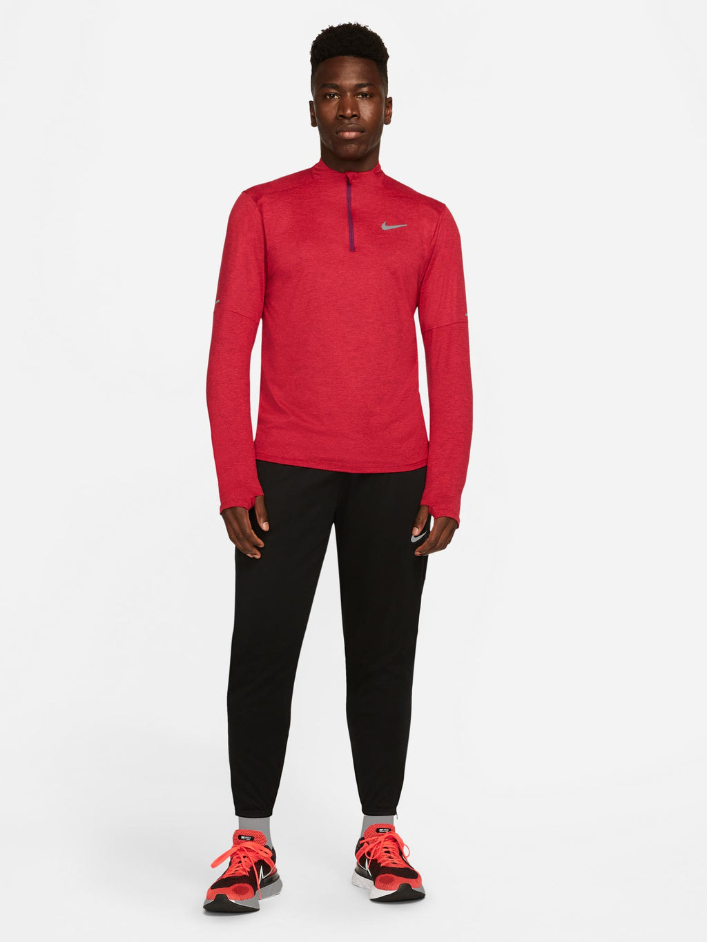 NIKE Блуза M NK DF ELMNT TOP HZ