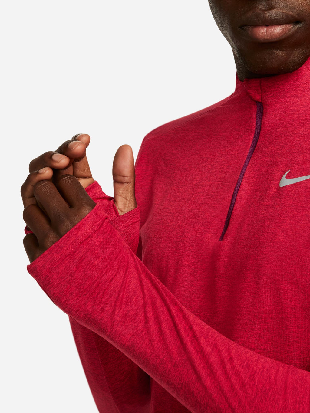 NIKE Блуза M NK DF ELMNT TOP HZ