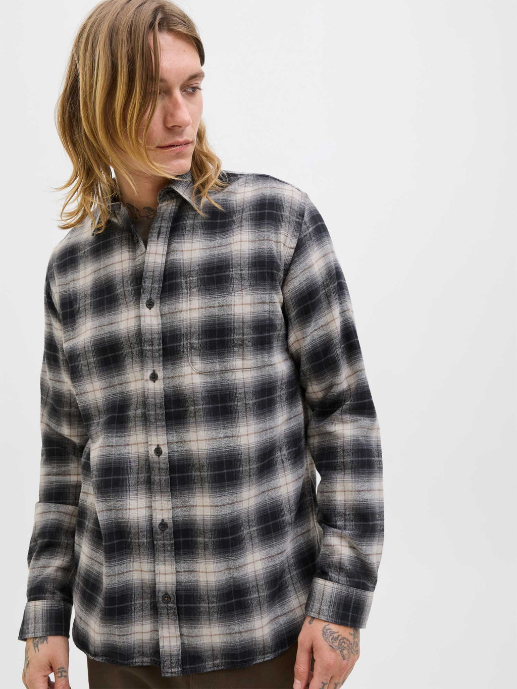 JACK & JONES Риза JJJAMES FLANNEL SHIRT LS