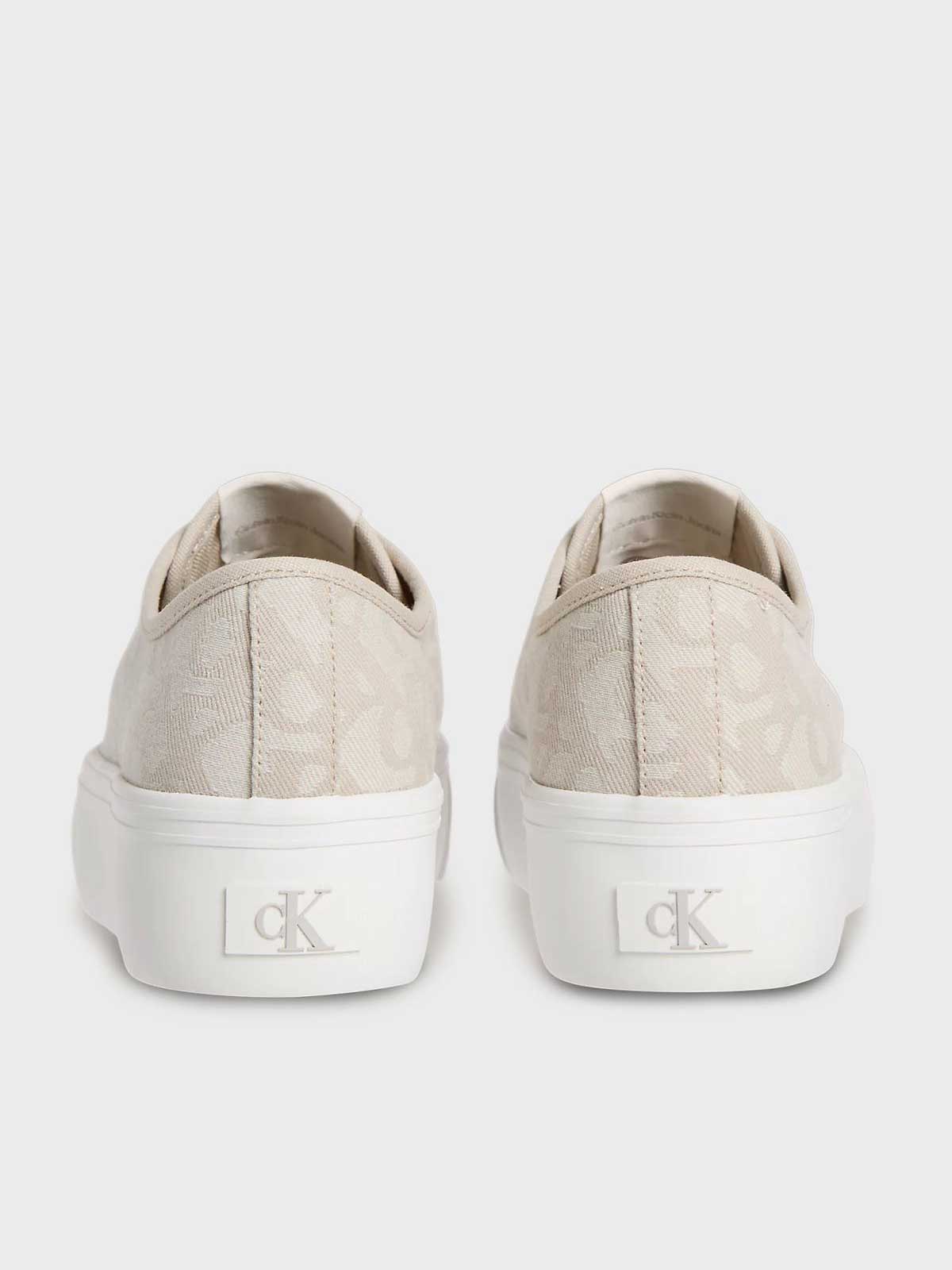 Calvin Klein Jeans Обувки VULC FLATF JACQUARD LOGO TAG