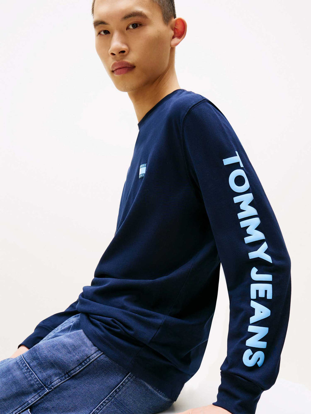 TOMMY JEANS Тениска TJM REG POP COL NW CLSC LS T E