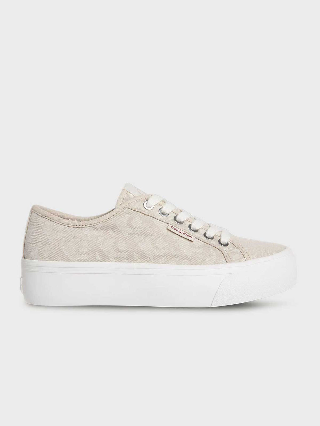 Calvin Klein Jeans Обувки VULC FLATF JACQUARD LOGO TAG