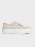 Calvin Klein Jeans Обувки VULC FLATF JACQUARD LOGO TAG