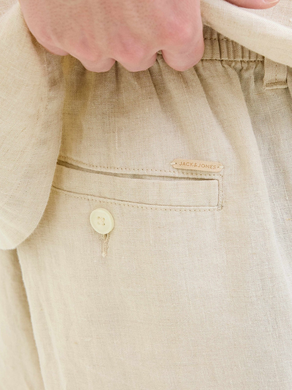 JACK & JONES Къси панталони JPSTBILL LAWRENCE LINEN SHORTS