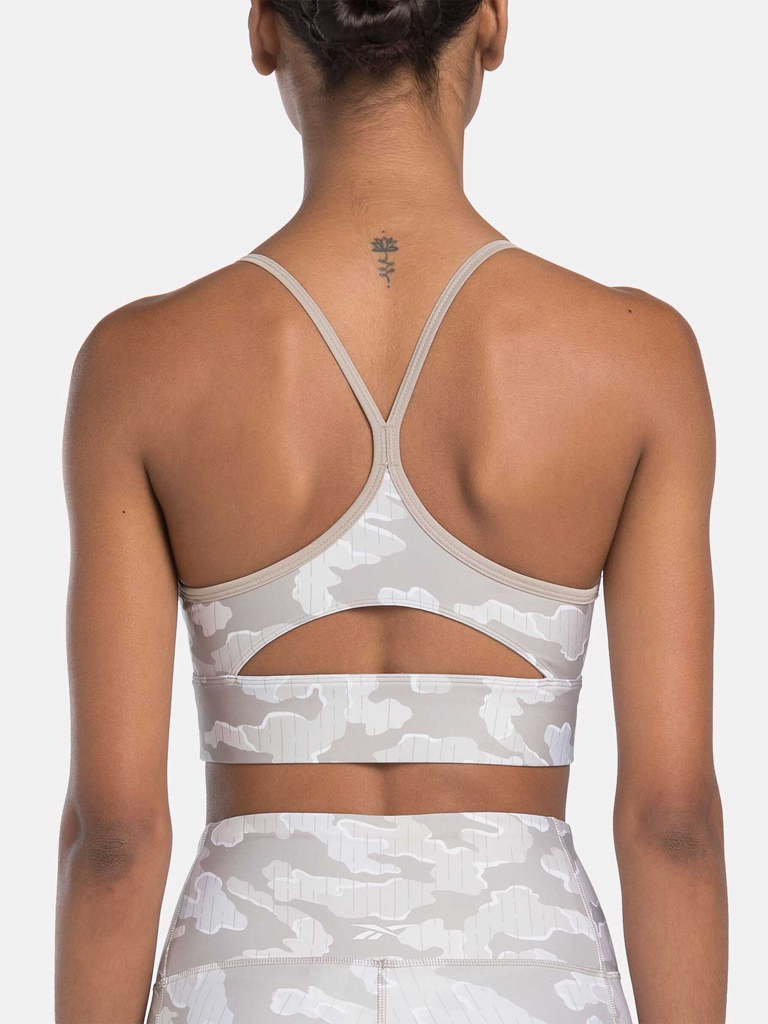 REEBOK Спортен сутиен ID TRAIN CAMO BRA