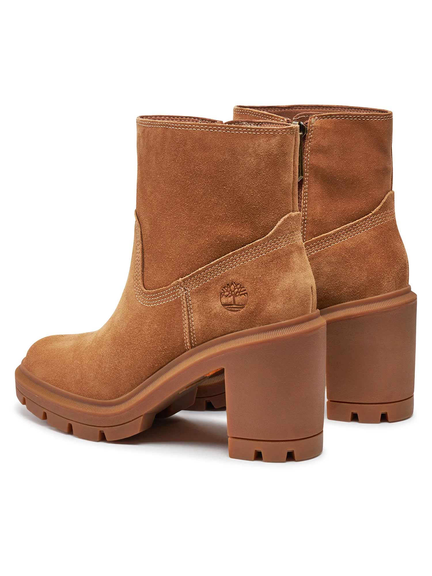 TIMBERLAND Обувки ALLINGTON HEIGHTS MID ZIP UP BOOT RUST SUED