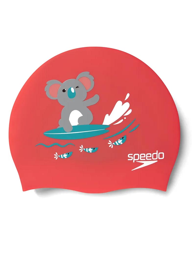 SPEEDO Плувна шапка JUNIOR PRINTED SILICONE