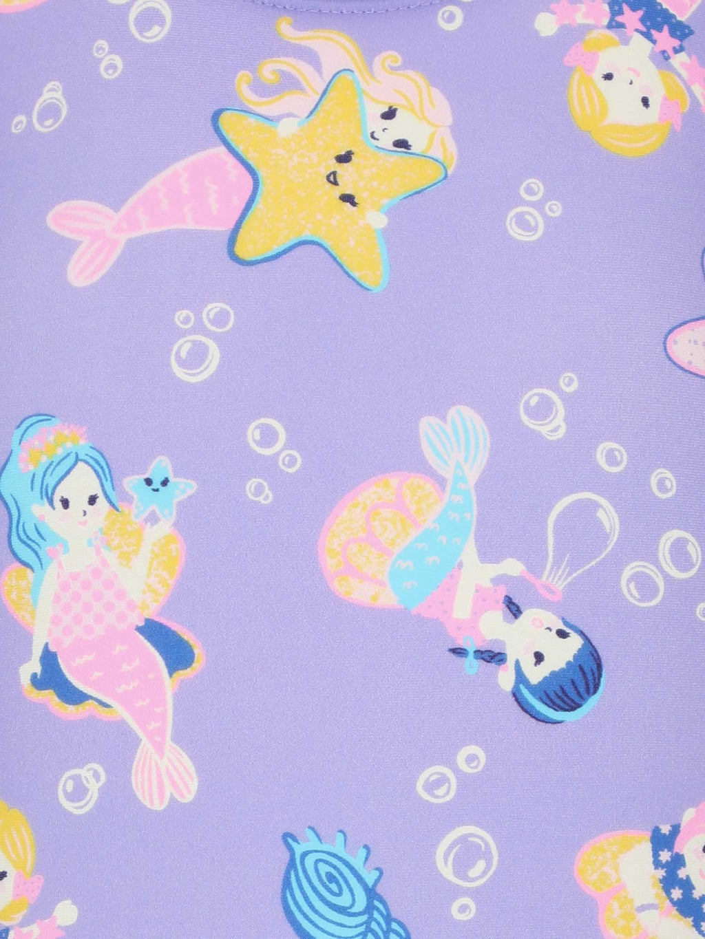 JOSS Цял бански Little Girls All-Over Printed
