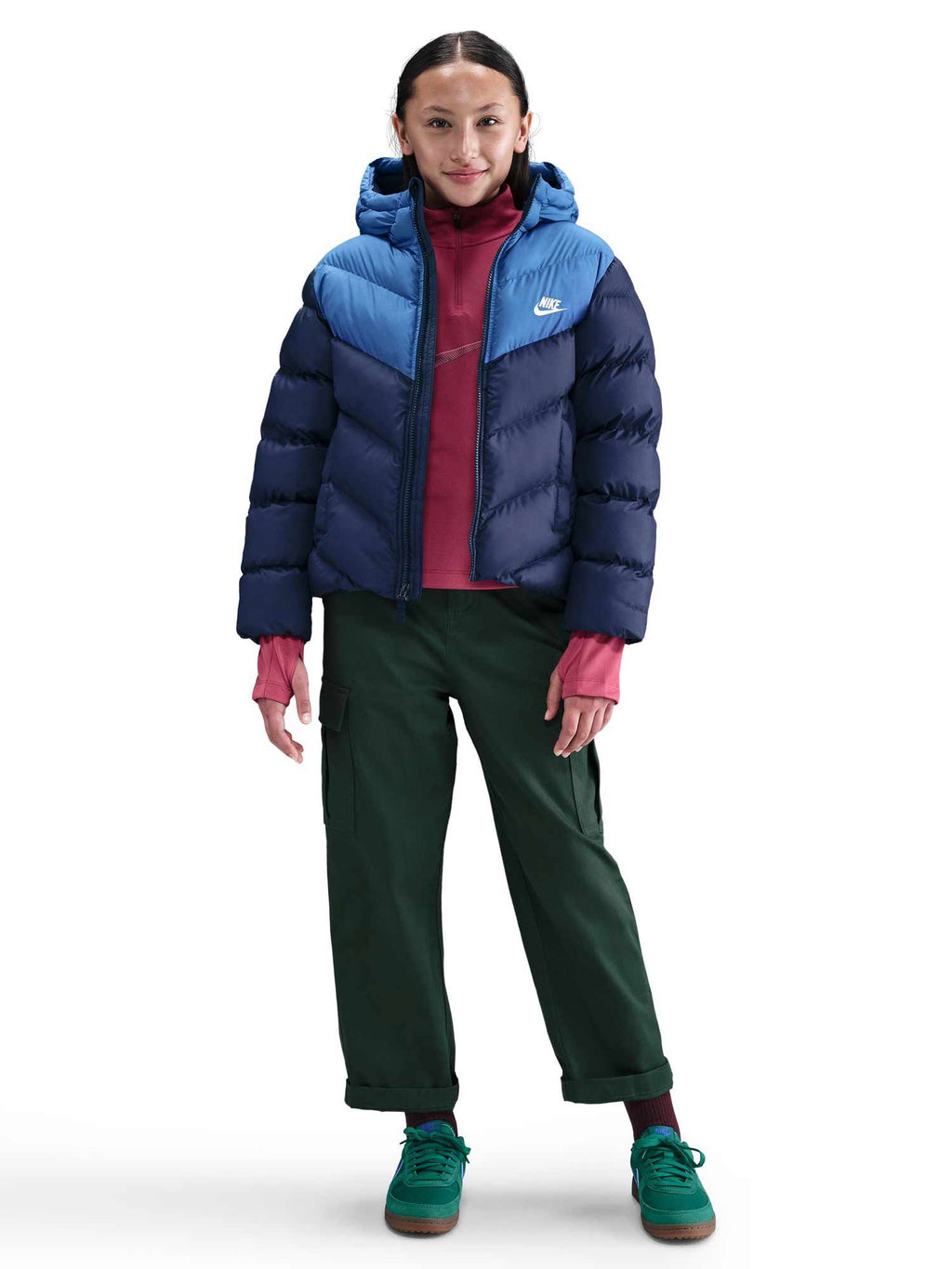NIKE Яке K NSW TF ADP PUFFER COLORBLOCK